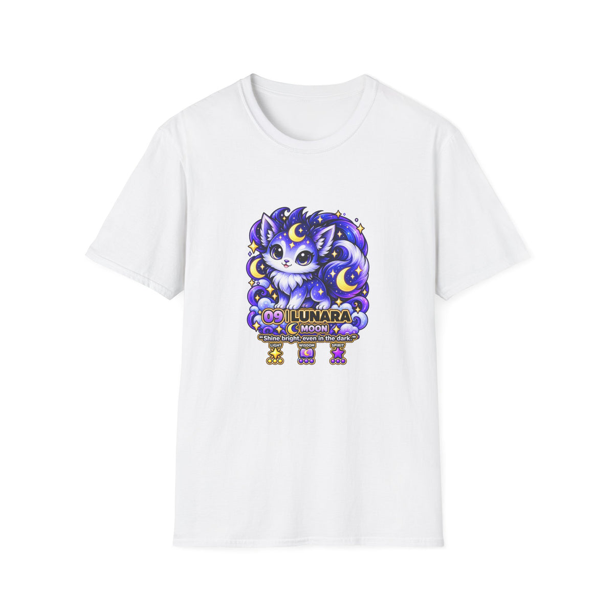 Lunara #09 — Moon | Kawaii T-Shirt
