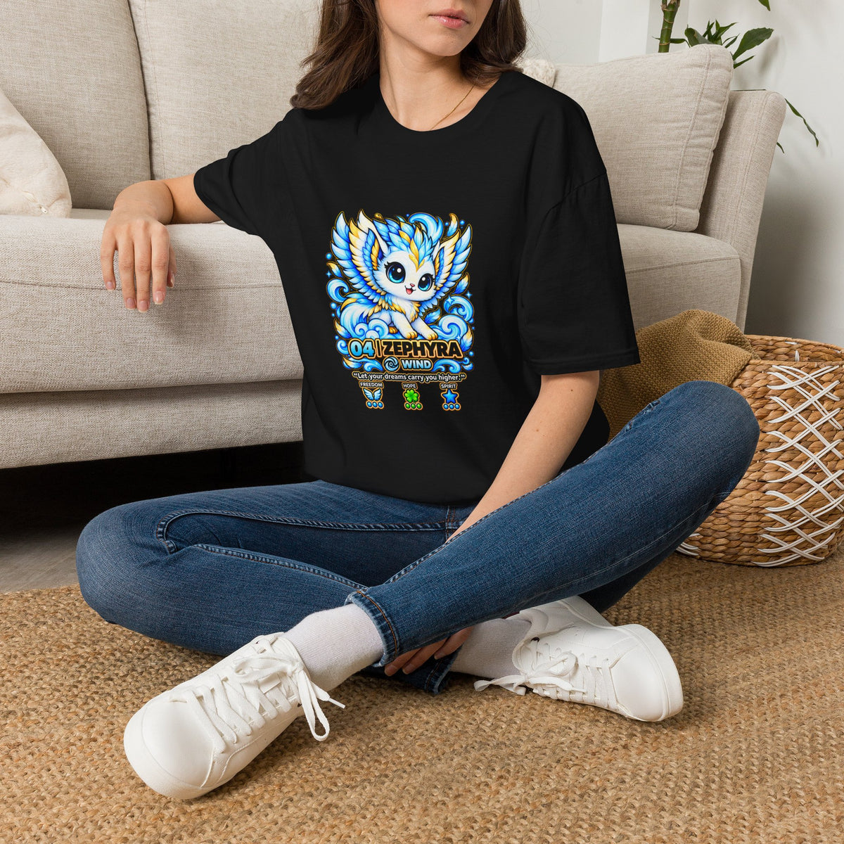 Zephyra #04 — Wind | Kawaii T-Shirt