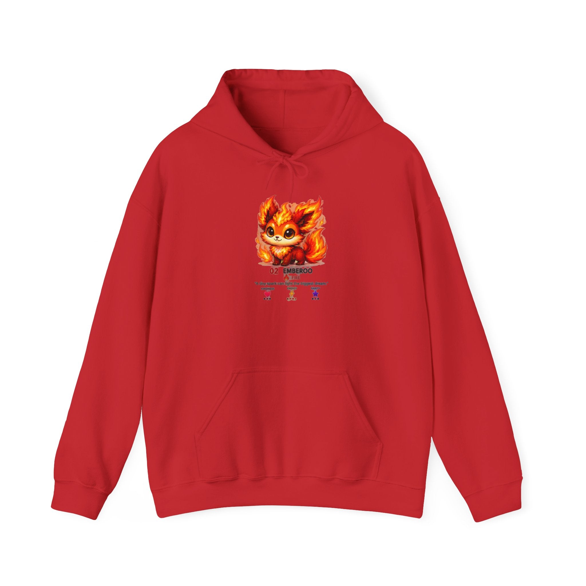 Emberoo #02 — Fire | Kawaii Hoodie