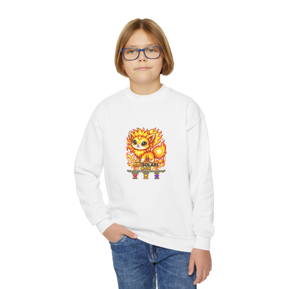 Solari #08 — Sun | Kawaii Sweatshirt