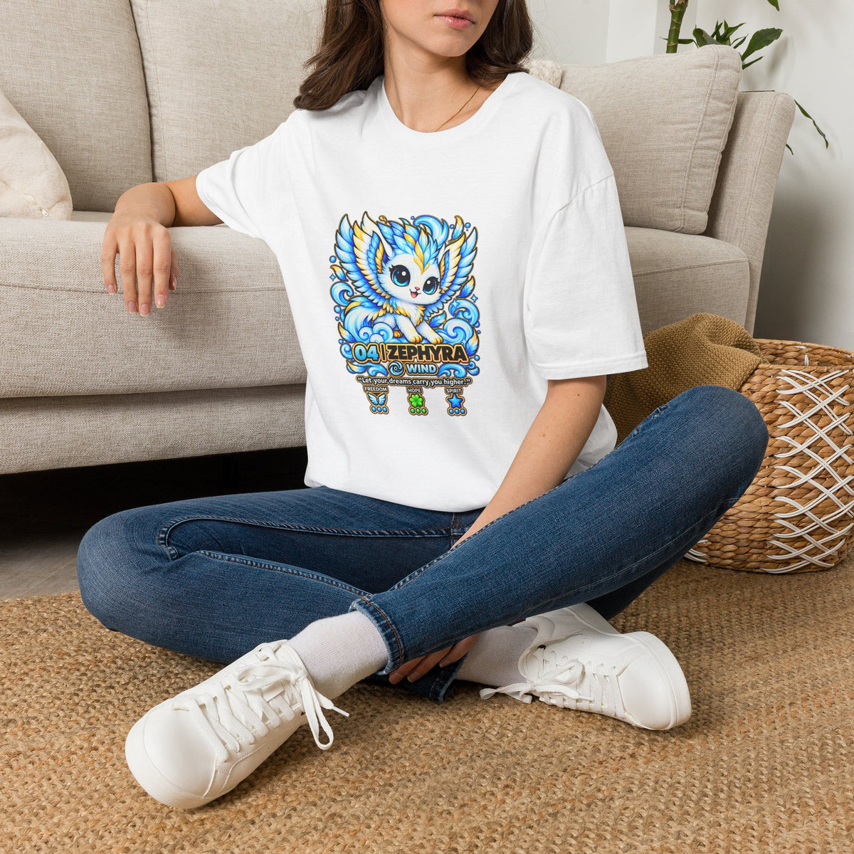 Zephyra #04 — Wind | Kawaii T-Shirt